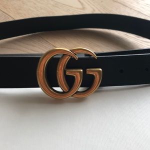 Gucci double GG belt. Size 95.